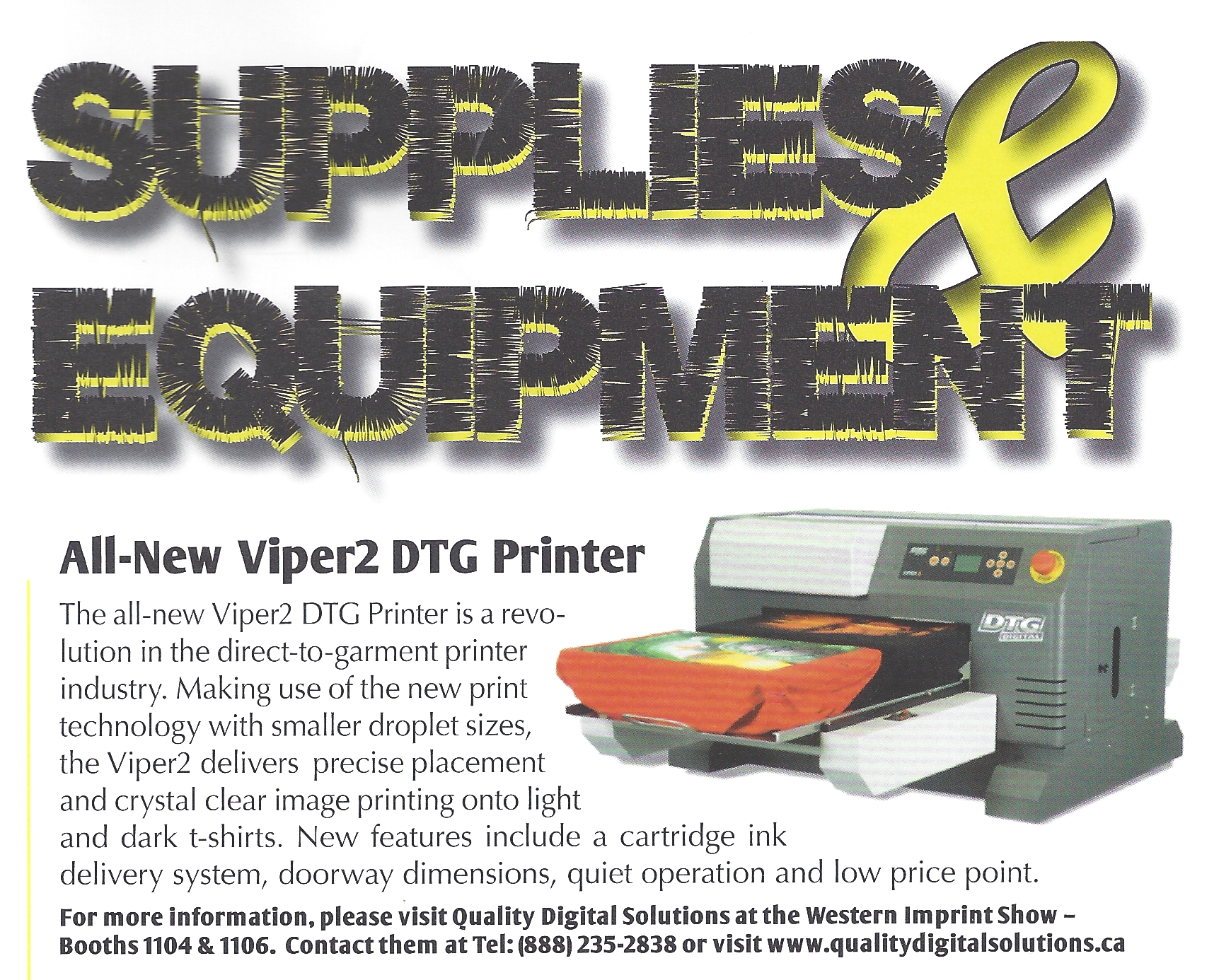 Quality Digital Solutions - Imprint Canada Article on the Viper2